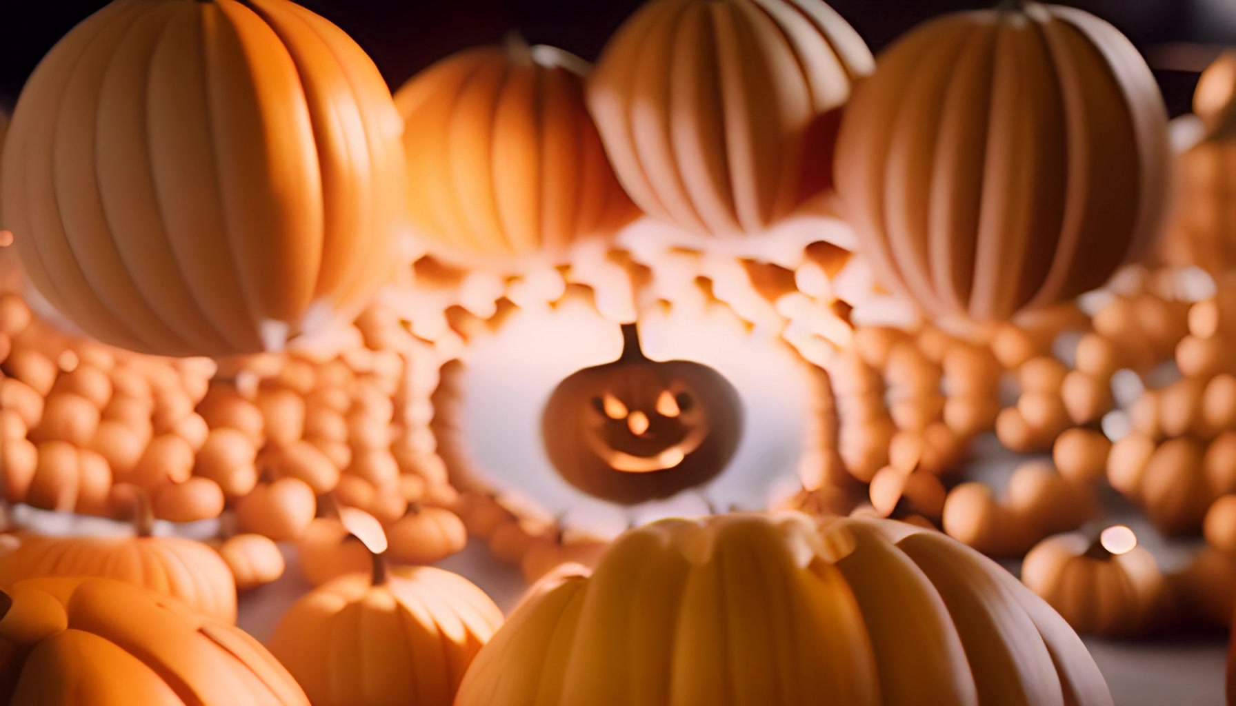 Pumpkin Field – Lantern Harvest – 1080p halloween VJ loop