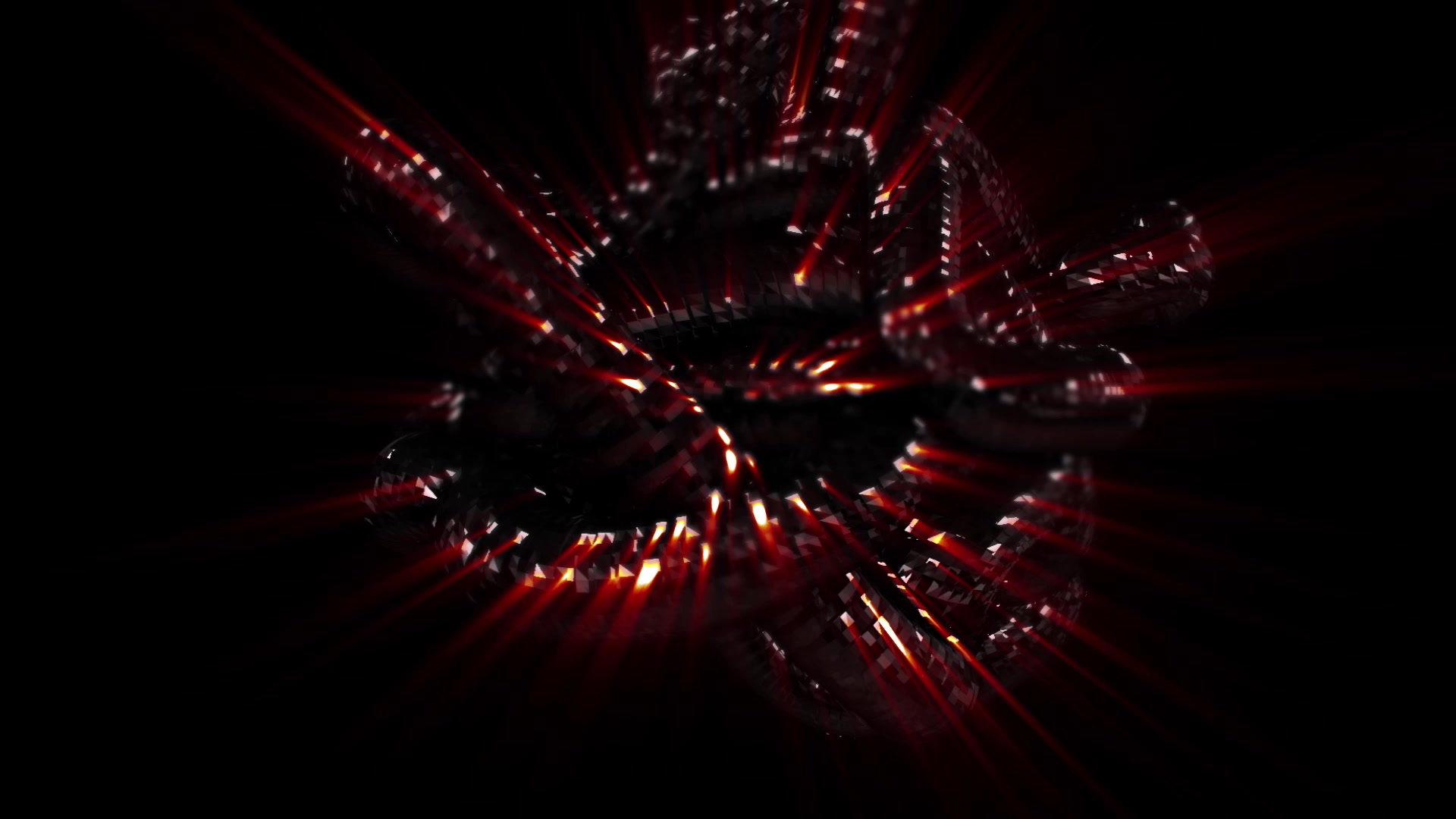 Blacklight Chains II – Deep Light Sequence – 1080p abstract VJ loop
