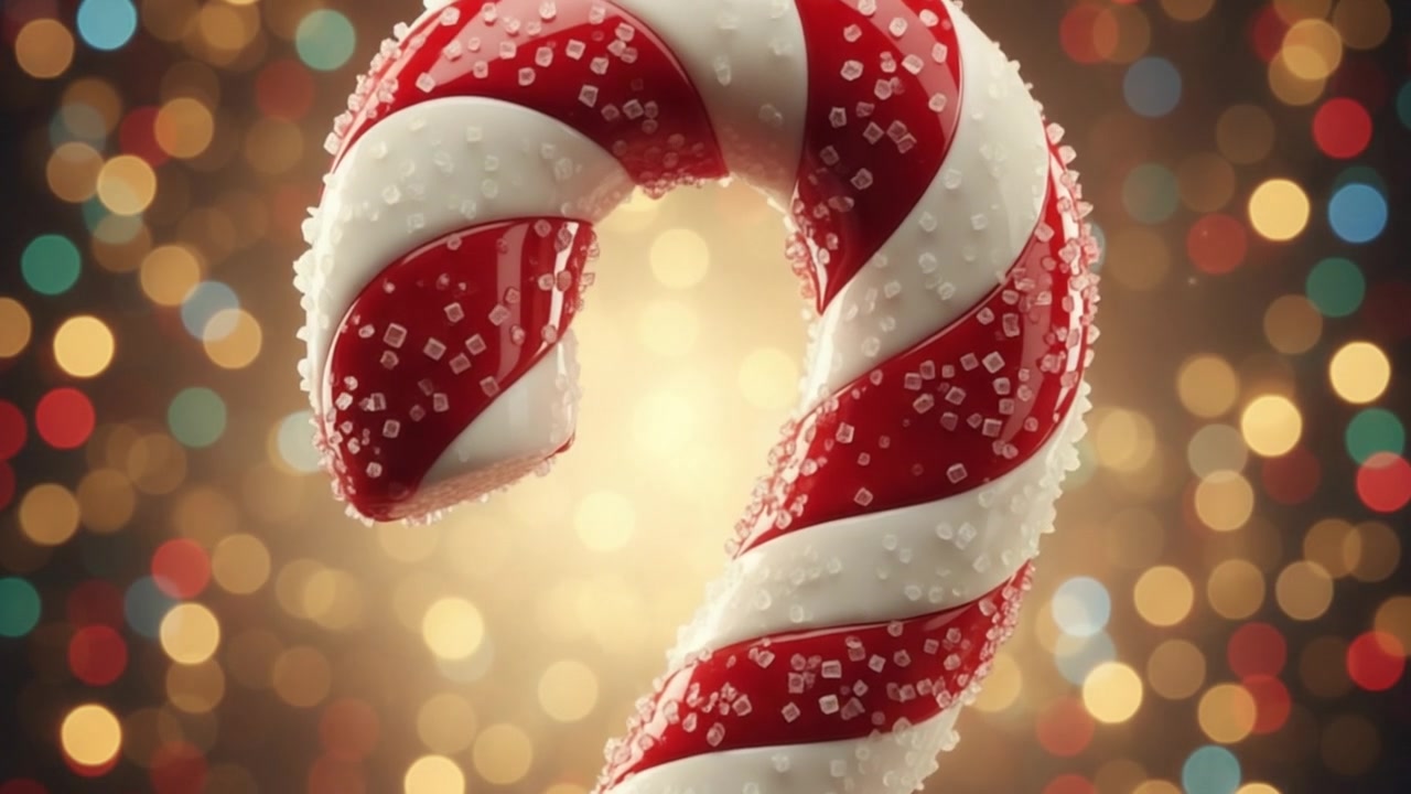 Candy Cane Delight – 720p christmas & winter VJ loop