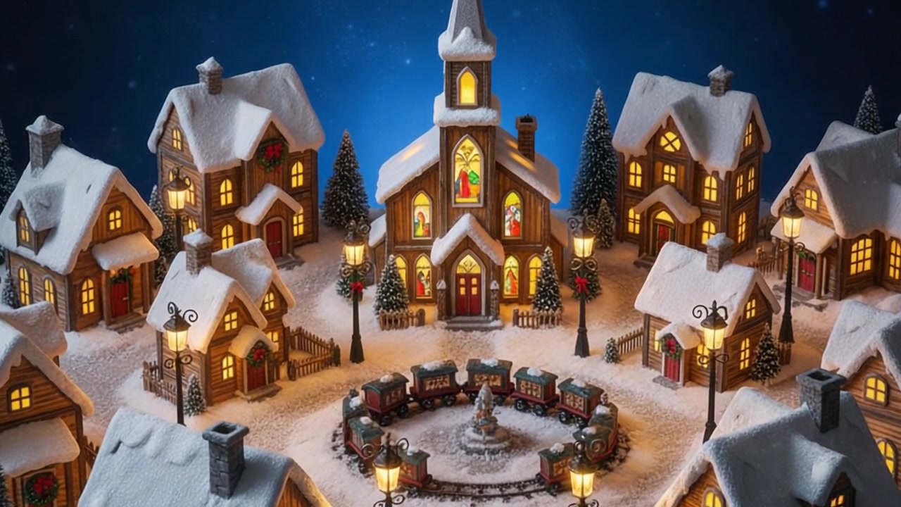 Charming Winter Village – 720p christmas & winter VJ loop