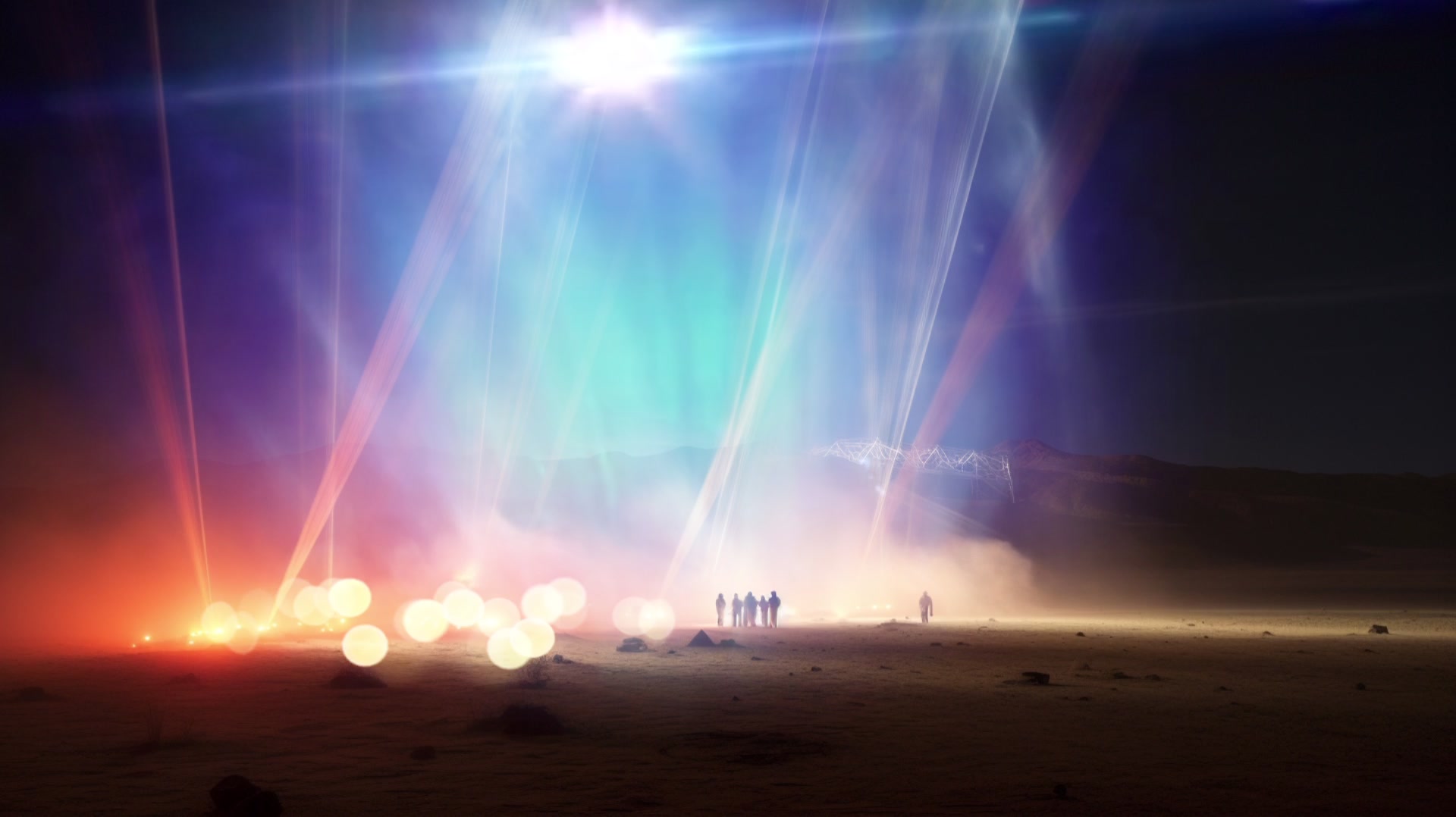 Cosmic Light Show – 1080p neon & cyber VJ loop
