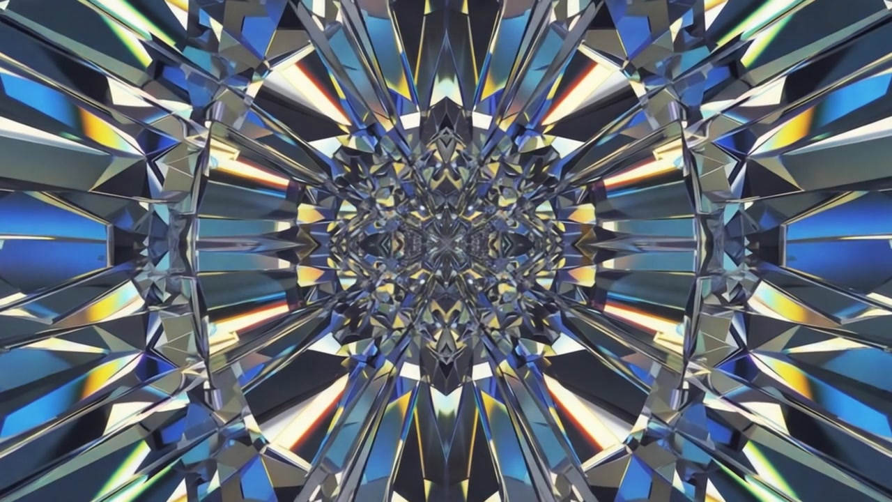 Crystal Vortex Explosion – 720p psychedelic VJ loop