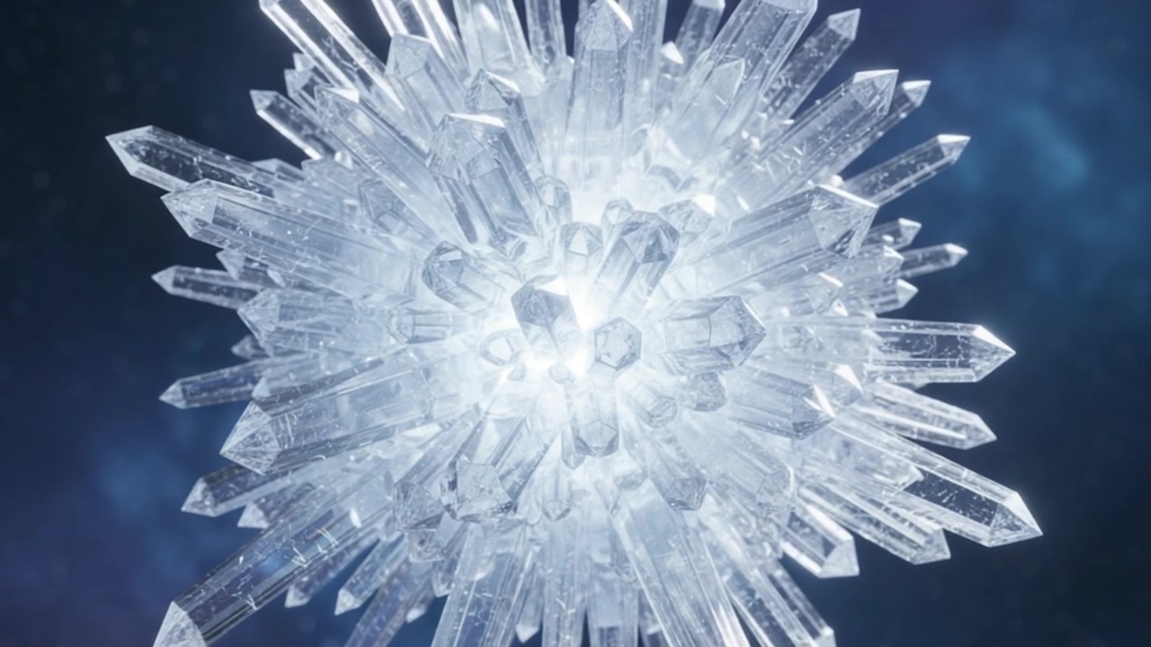 Crystalline Explosion – 720p abstract VJ loop