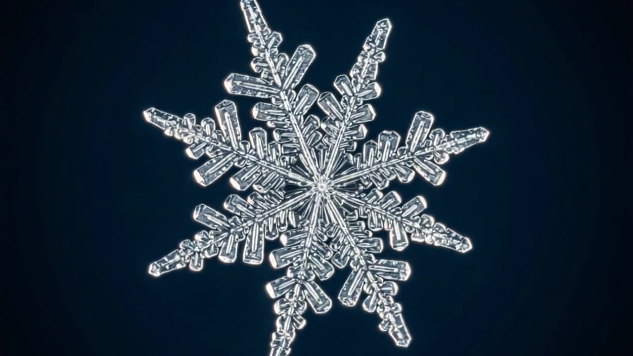 Crystalline Frost Symphony – 720p christmas & winter VJ loop