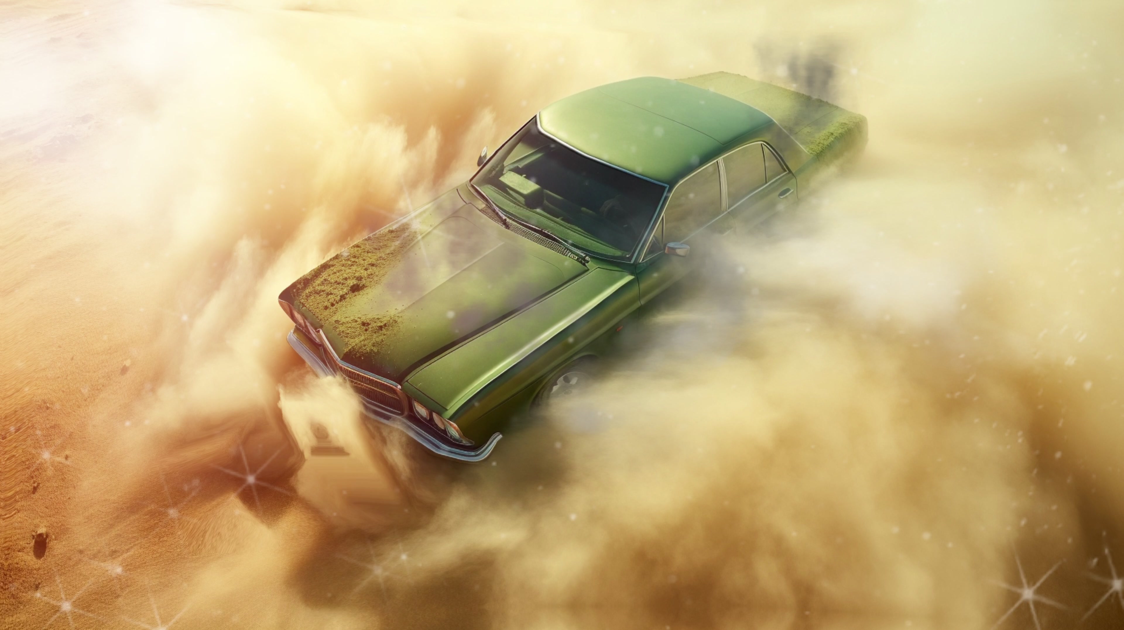 Desert Drift Dream — Vintage Nostalgia – 4K vintage VJ loop