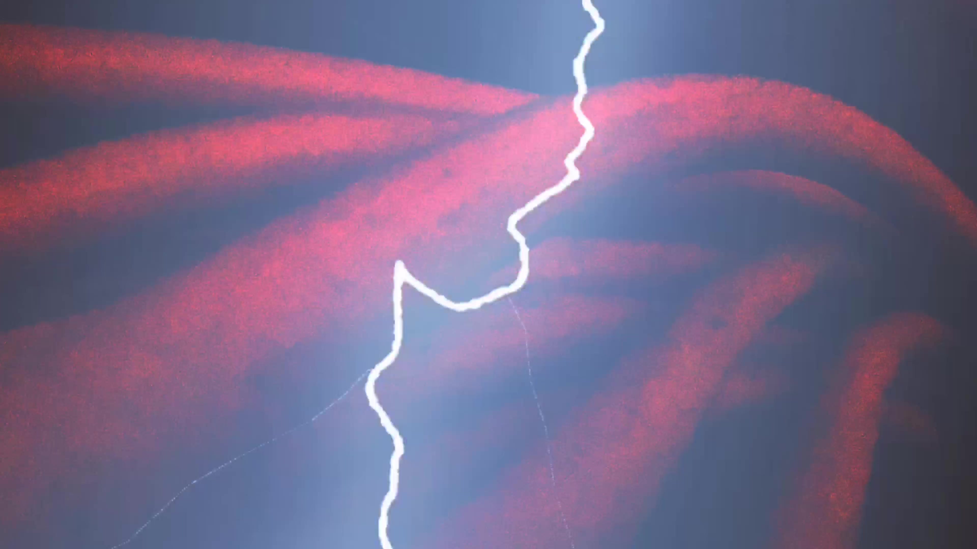 Electric Crimson Waves – 4K neon & cyber VJ loop