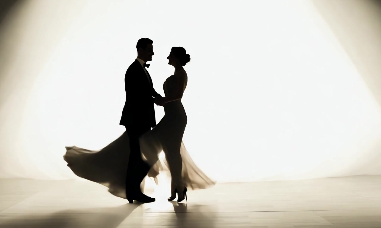 Elegant Dance Silhouette – HD characters & dancers VJ loop