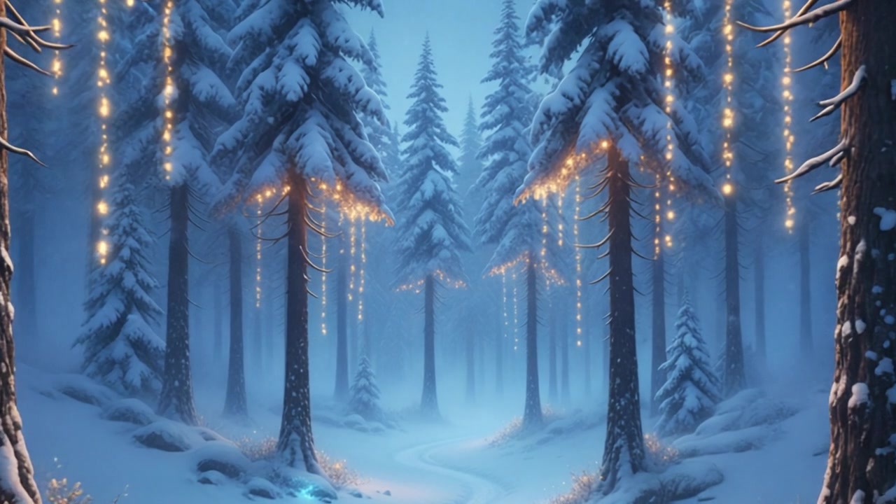 Enchanted Winter Wonderland – 720p christmas & winter VJ loop