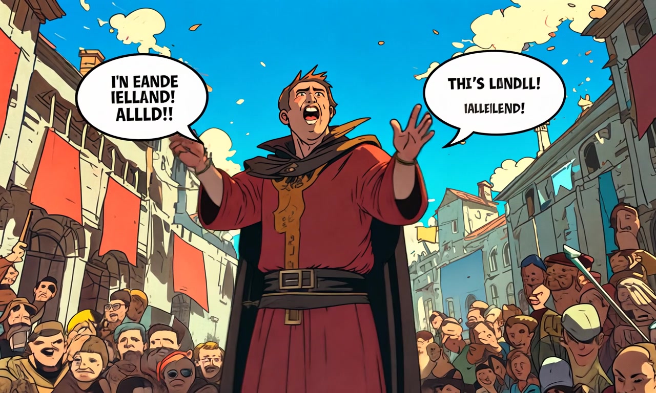 Epic Town Crier – HD characters & dancers VJ loop