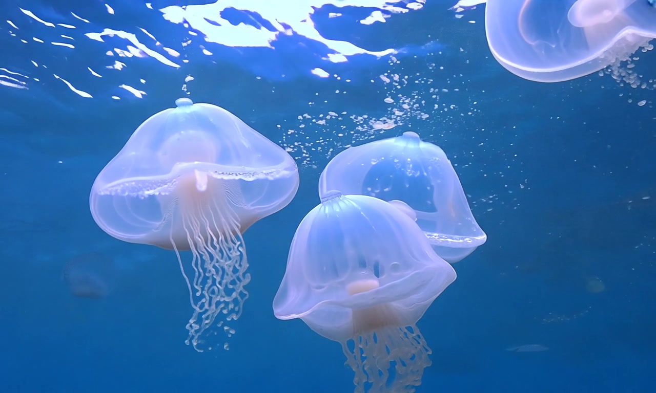 Ethereal Jellyfish Dance – HD ocean VJ loop