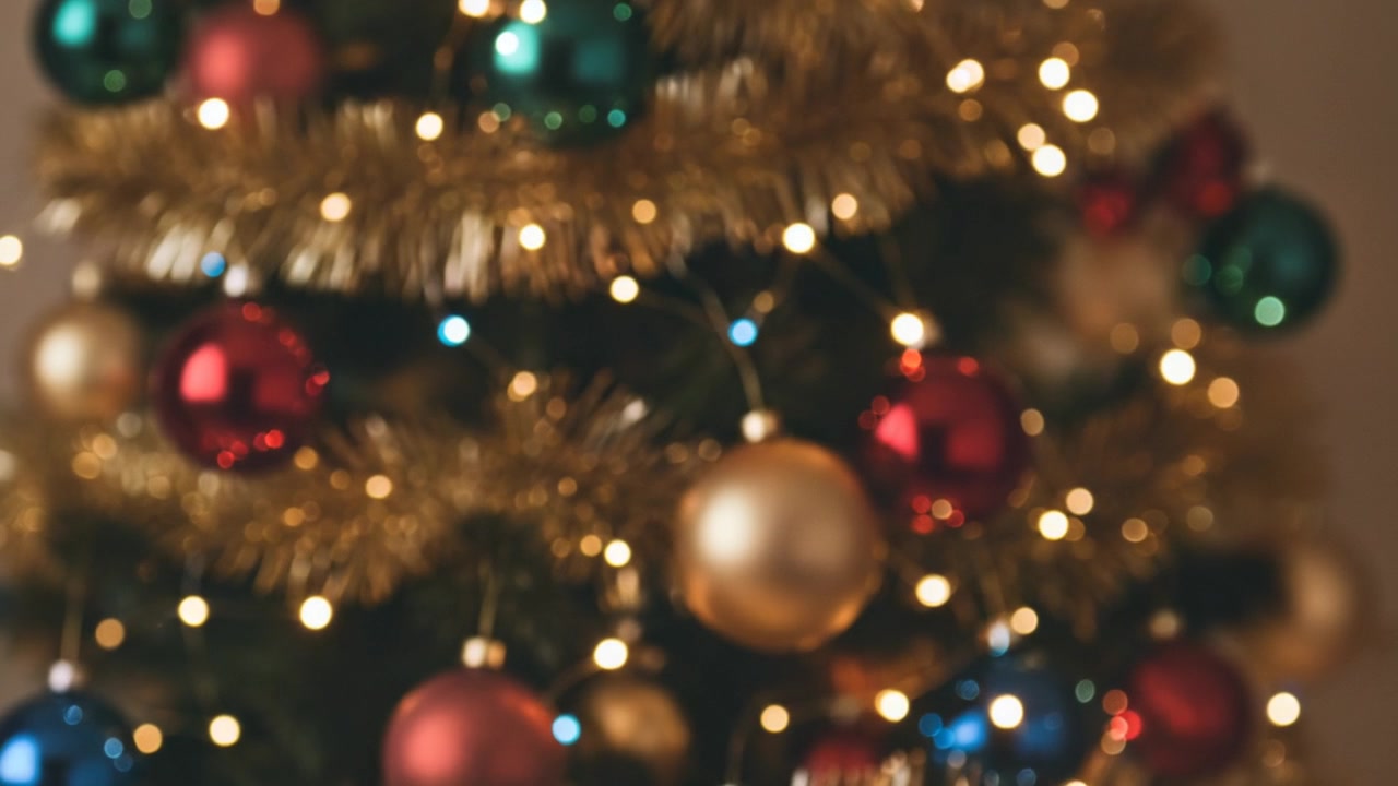 Festive Bokeh Bliss – 720p christmas & winter VJ loop