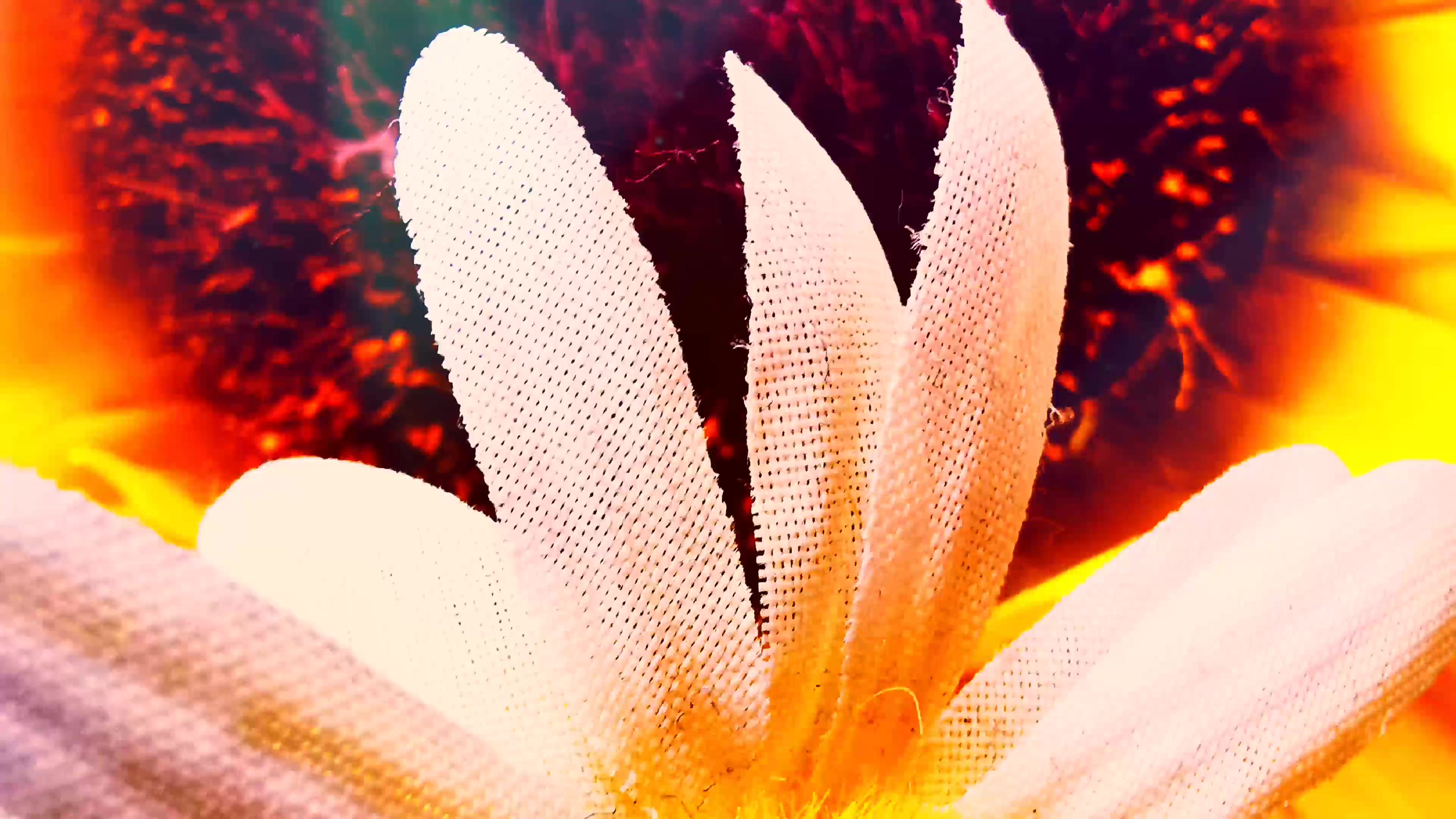 Fiery Floral Fusion – 4K abstract VJ loop