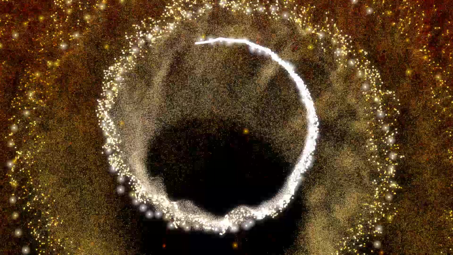 Fire Ring – Circular Spark Loop – 1080p abstract VJ loop