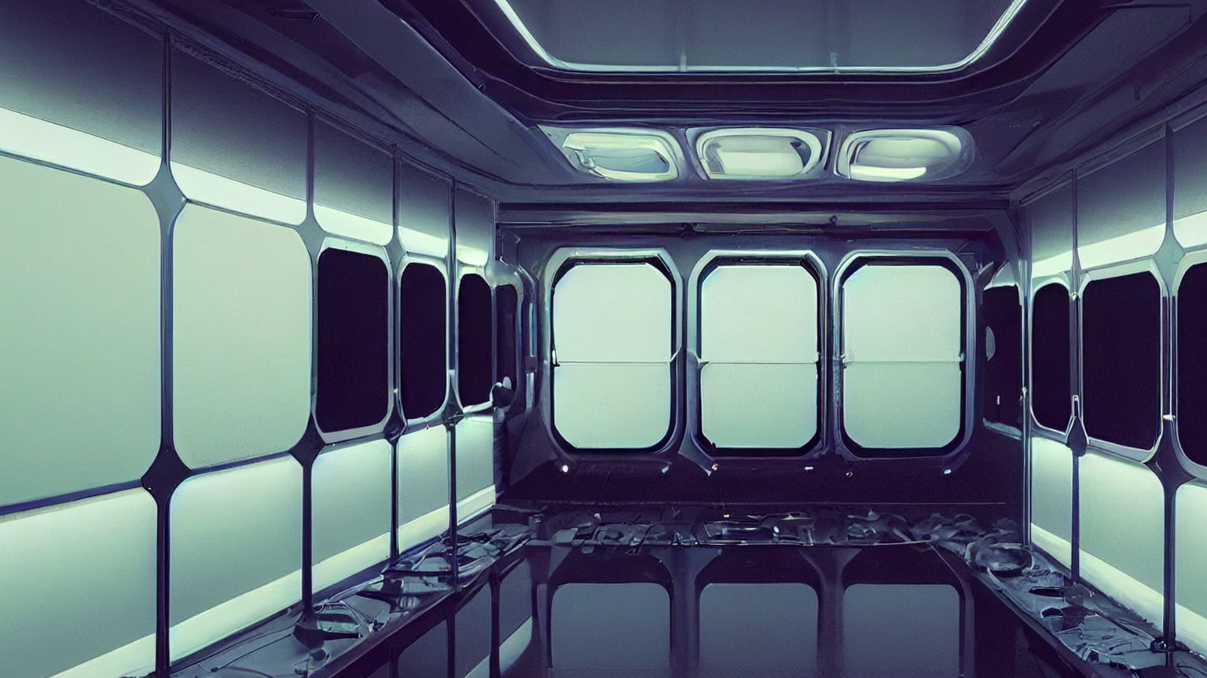 Futuristic Corridor Dream – 4K neon & cyber VJ loop