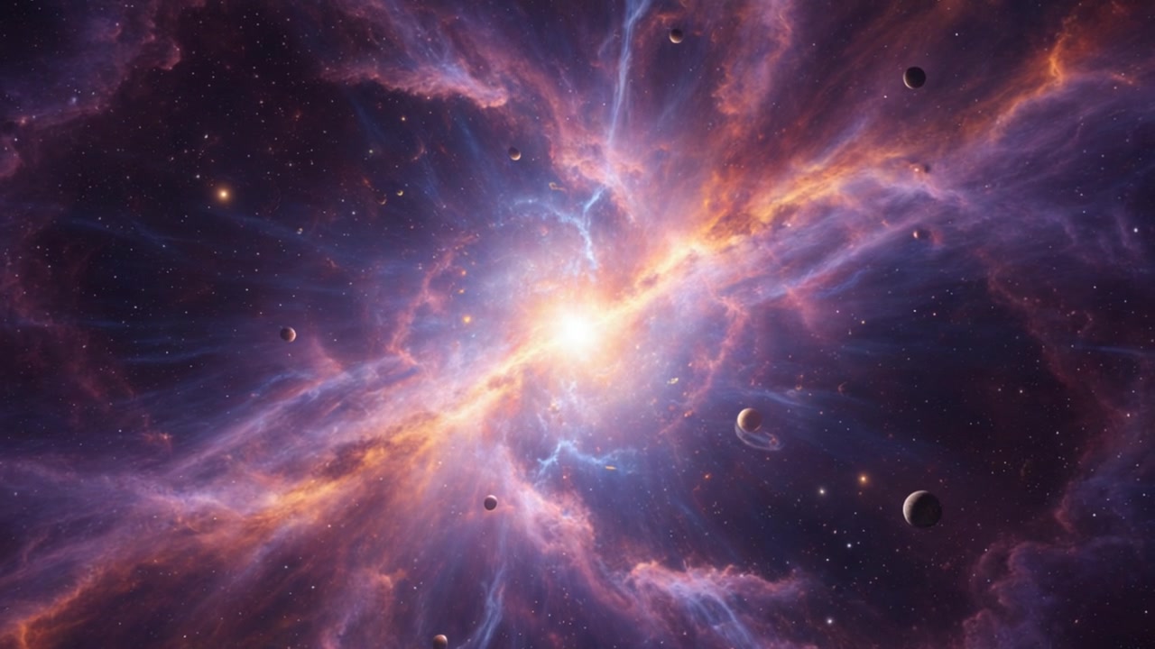 Galactic Explosion – 720p space VJ loop