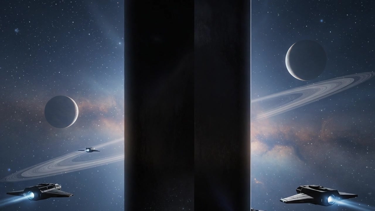 Galactic Journey — Stars Planets – 720p space VJ loop