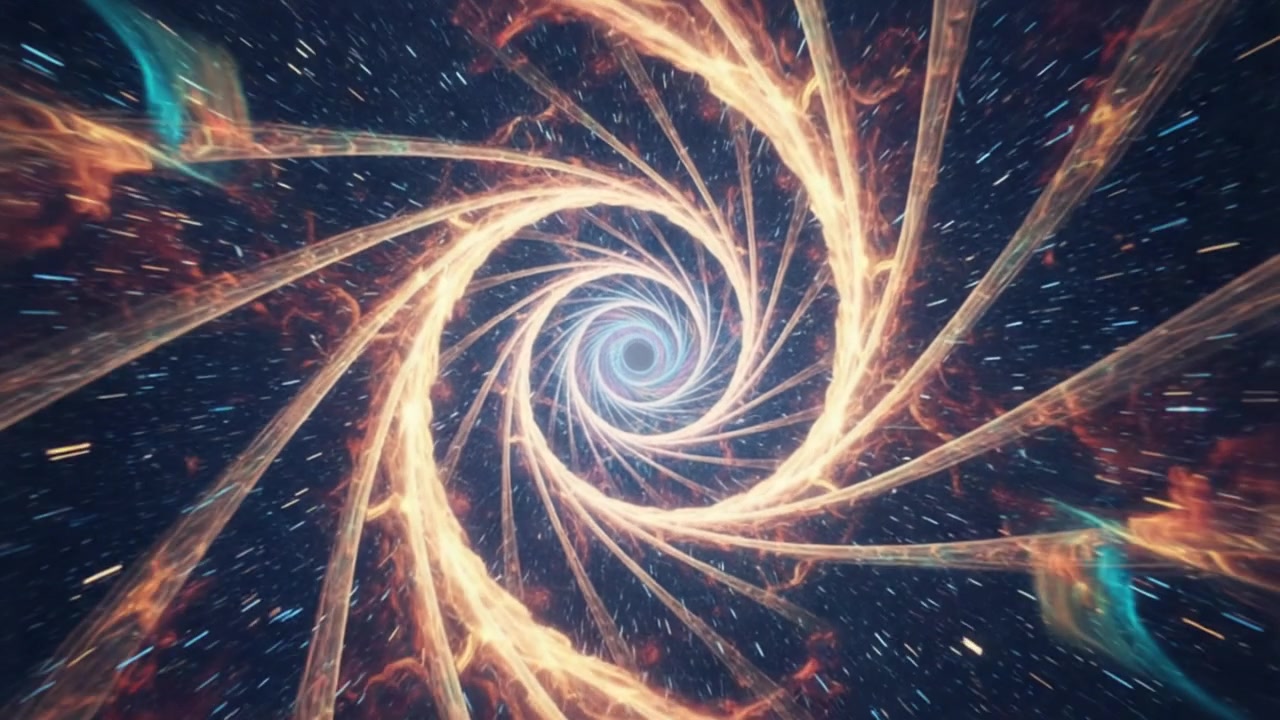 Galactic Spiral Vortex – 720p abstract VJ loop