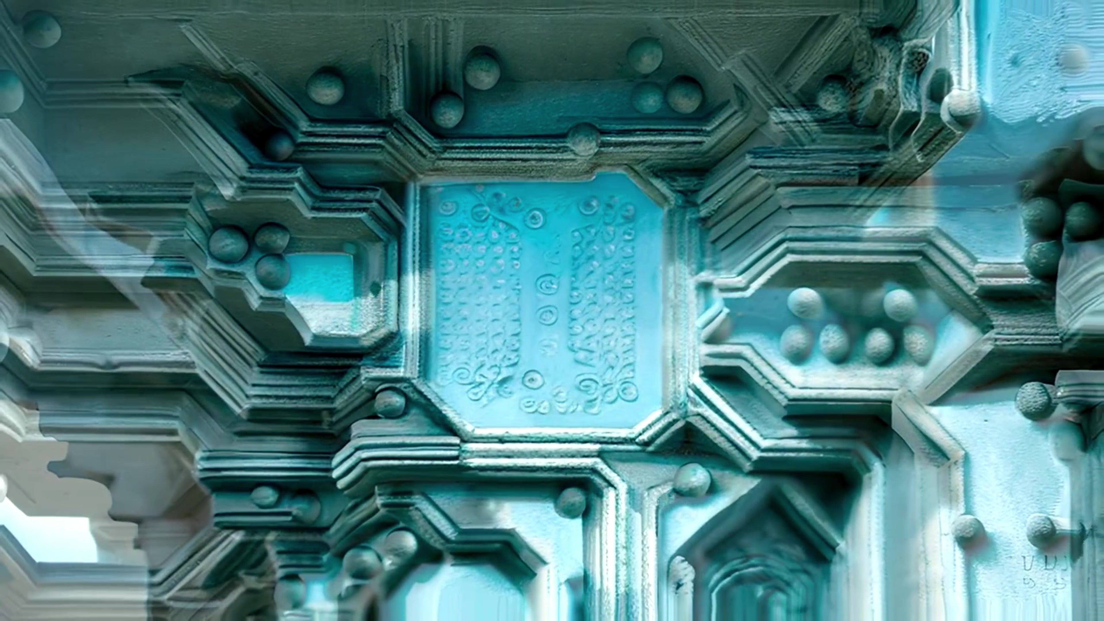 Geometric Blue Dream – 4K abstract VJ loop