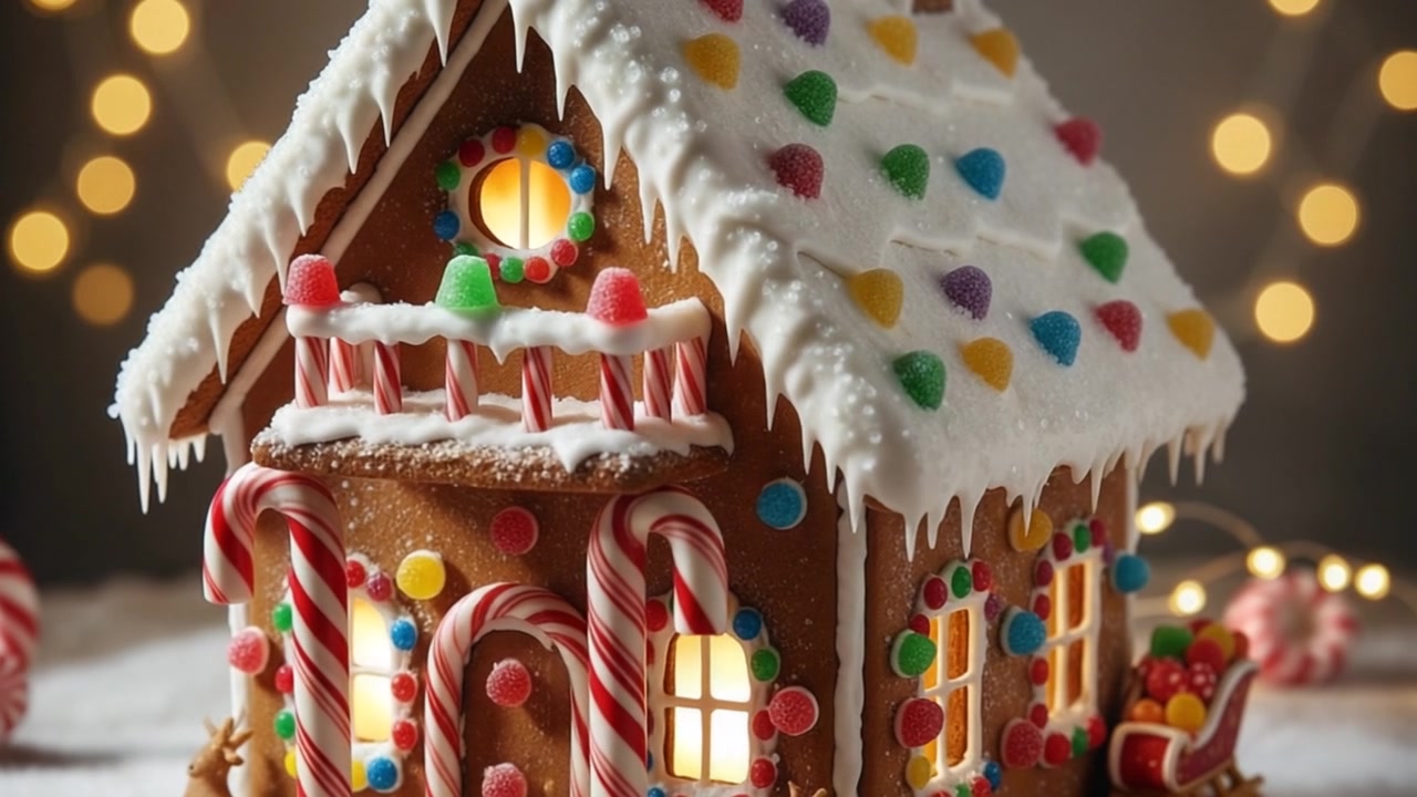 Gingerbread Wonderland – 720p christmas & winter VJ loop