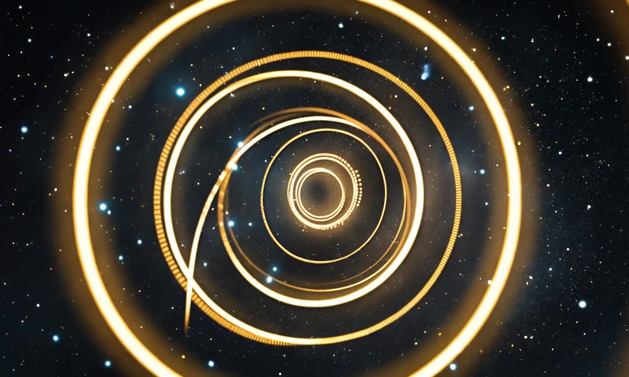 Golden Spiral Voyage – HD abstract VJ loop