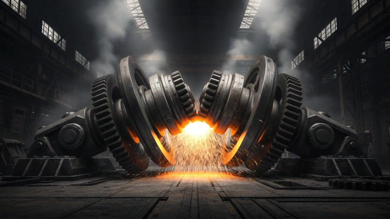 Inferno Gear Clash – 720p abstract VJ loop