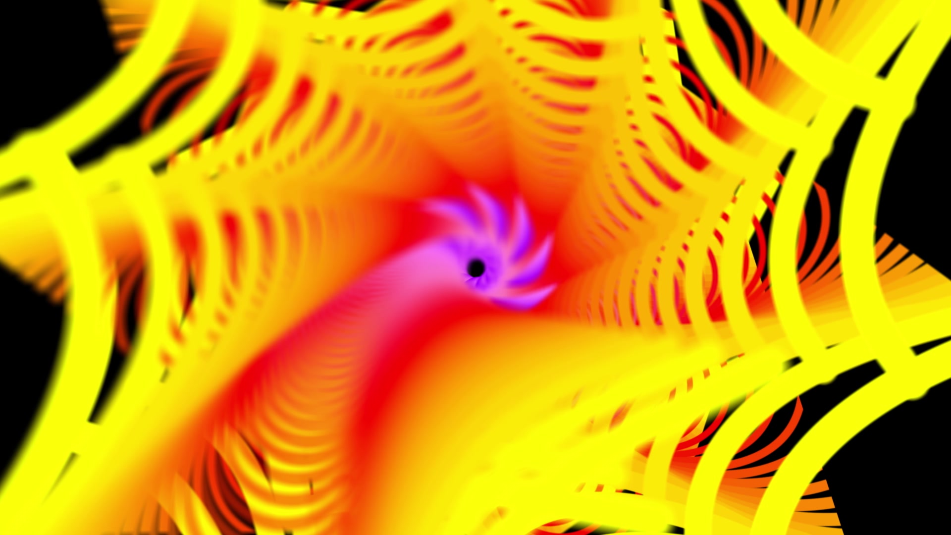 Kaleido Line – Hypnotic Rotating Spiral – 1080p psychedelic VJ loop