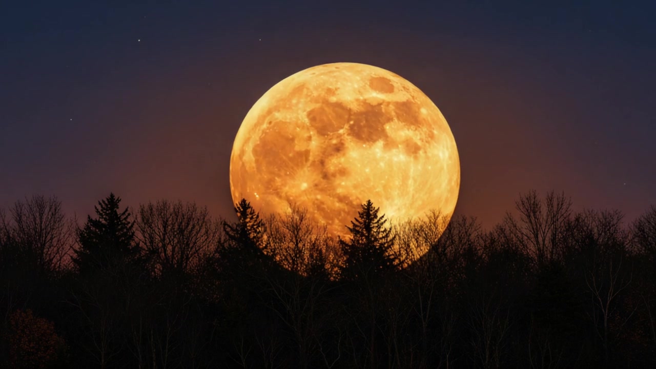 Lunar Harmony Ascension – 720p nature VJ loop