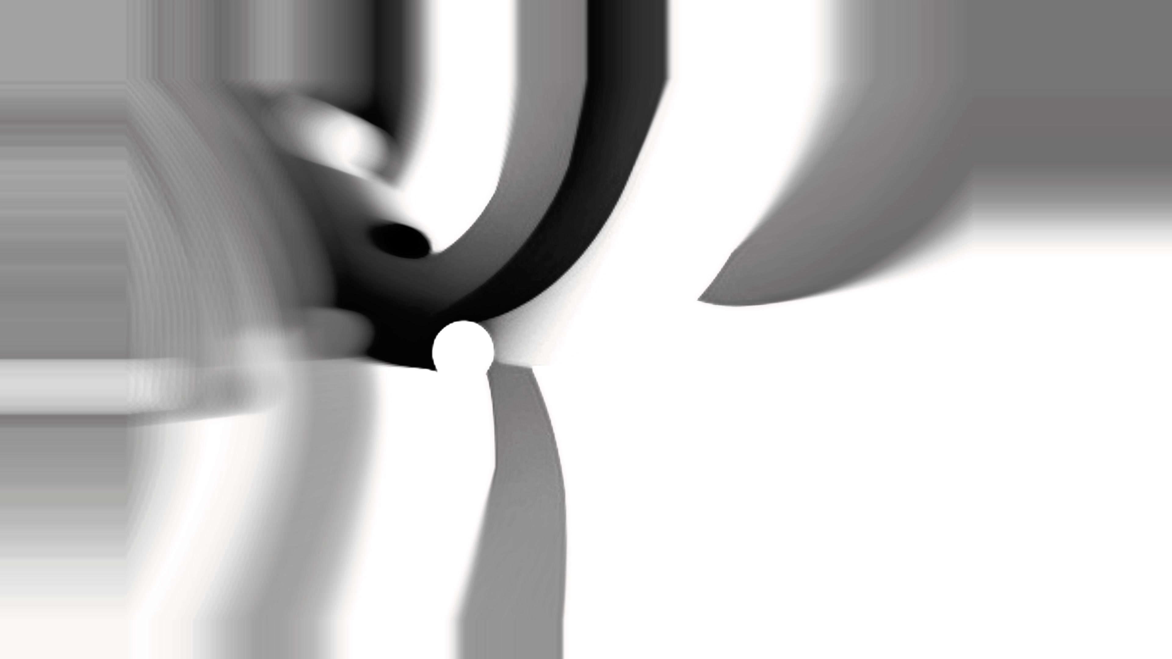 Monochrome Wave Motion – 4K abstract VJ loop