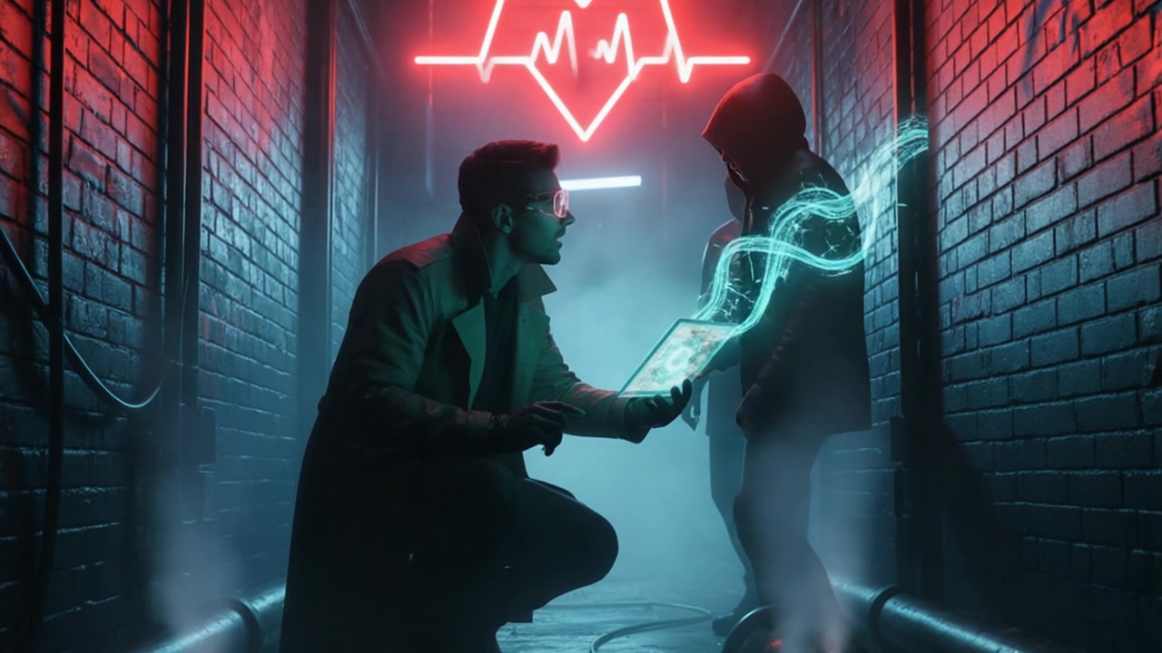 Neon Alley Exchange – 720p neon & cyber VJ loop