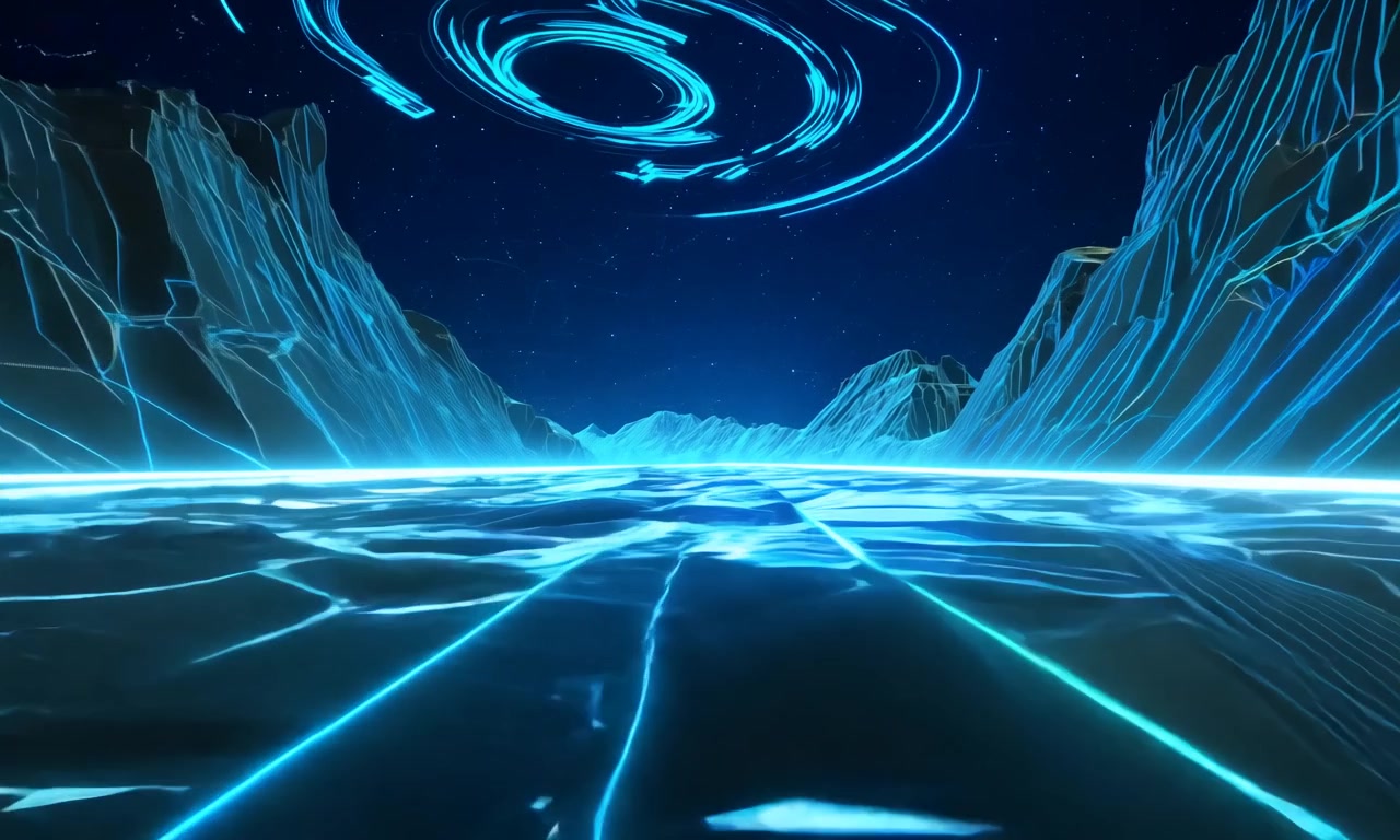 Neon Cyber Journey – HD neon & cyber VJ loop