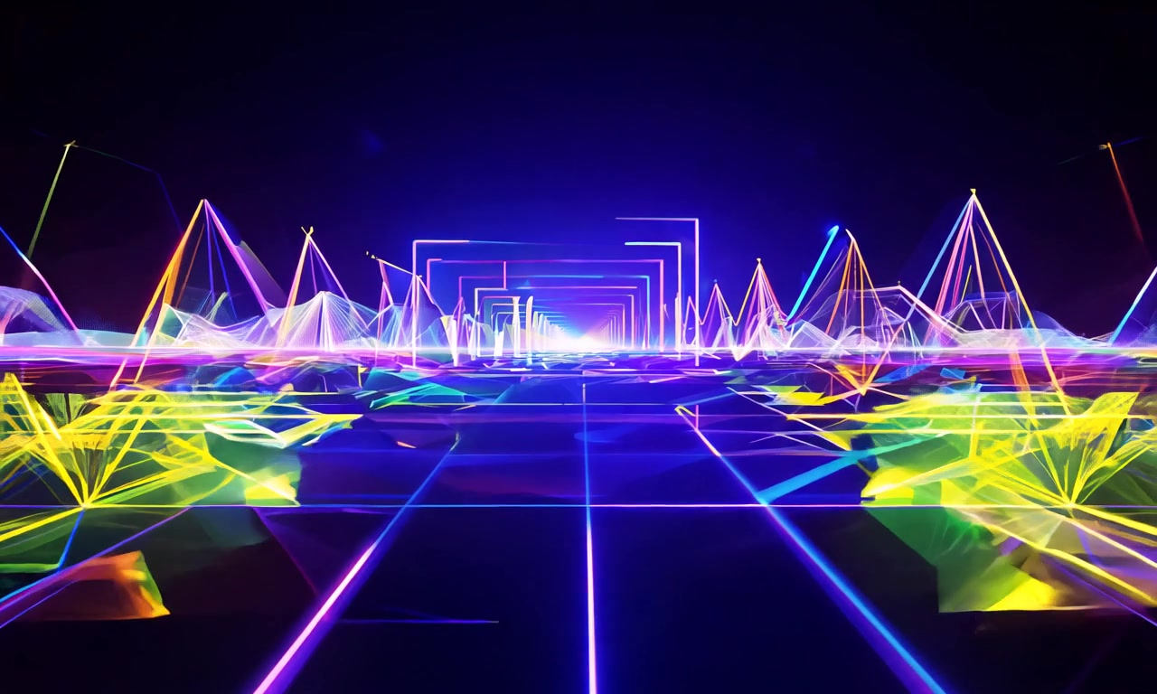 Neon Future Journey – HD neon & cyber VJ loop