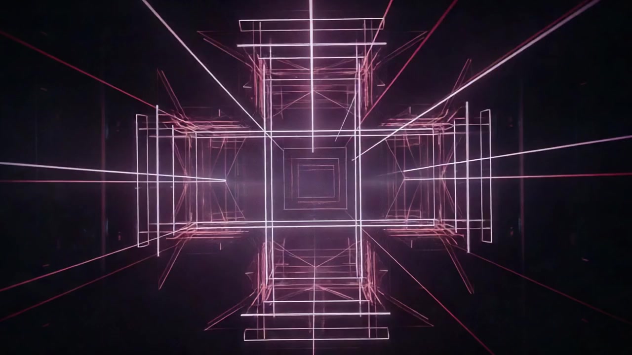 Neon Matrix Vortex – 720p neon & cyber VJ loop