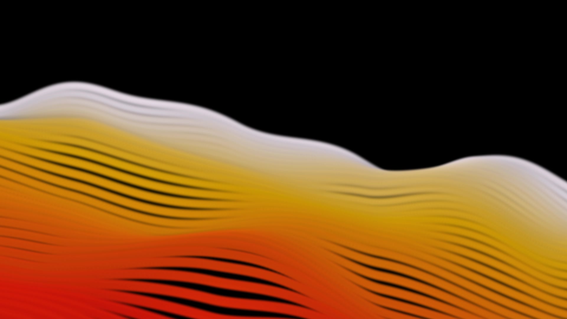 Orange Waves – Flowing Motion Field – 1080p abstract VJ loop