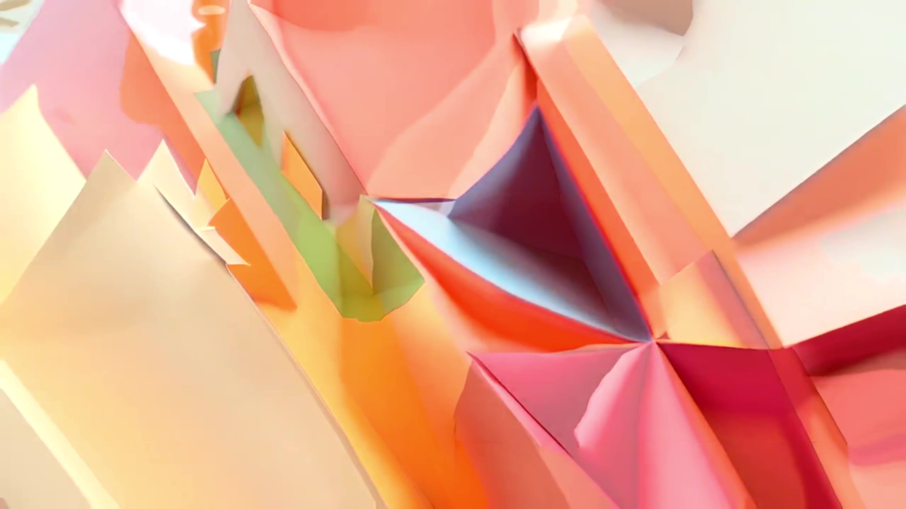 Origami Dreams – 4K abstract VJ loop