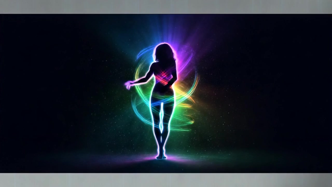 Prismatic Silhouette Groove – 720p characters & dancers VJ loop