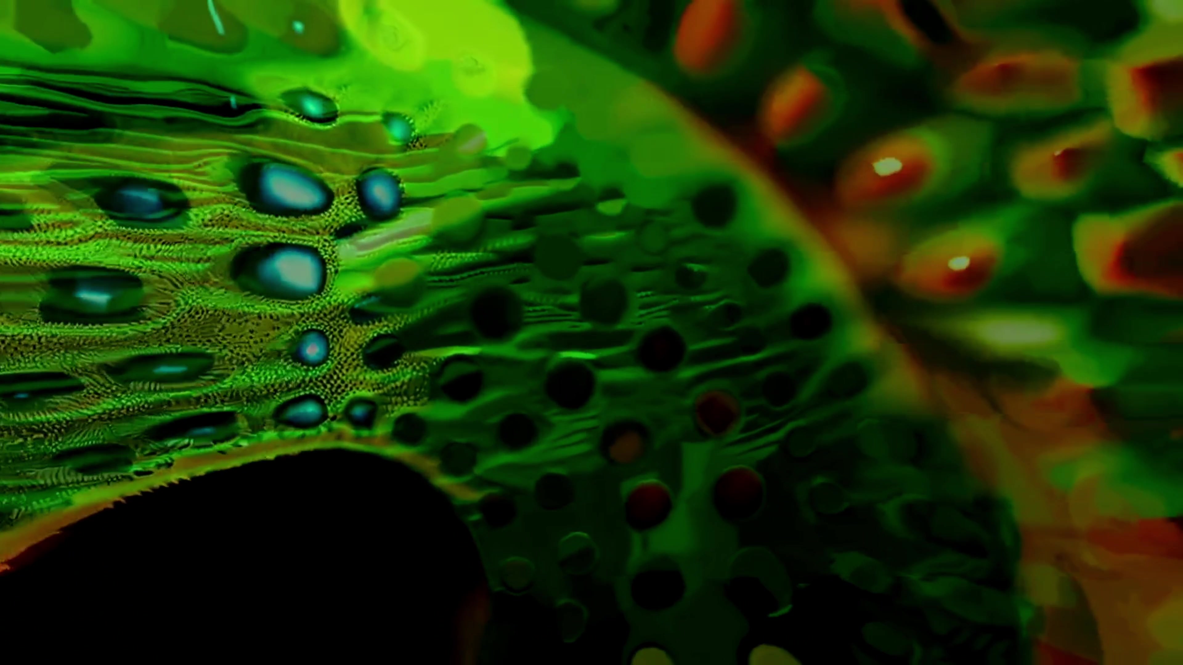 Psychedelic Green Vortex – 4K psychedelic VJ loop