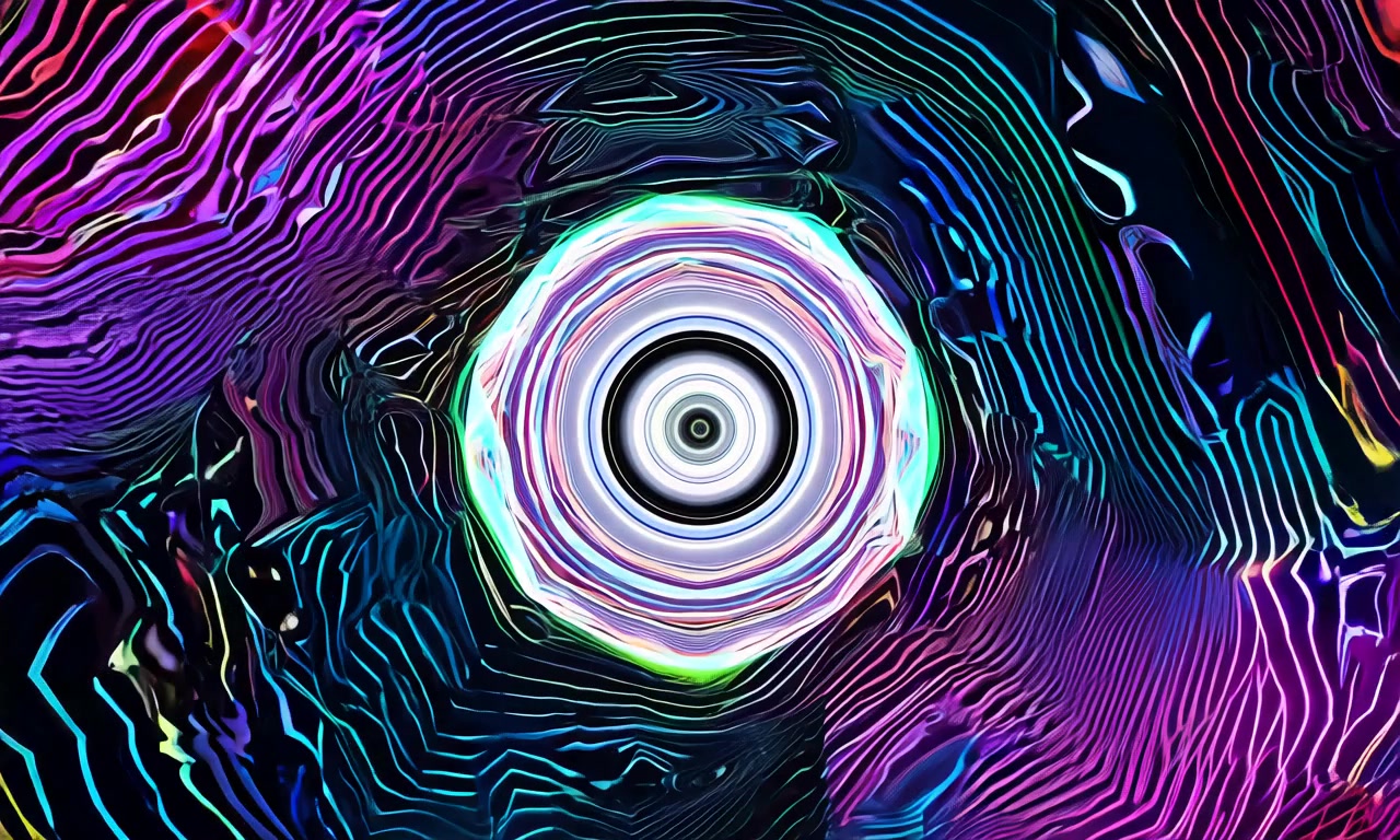Psychedelic Vortex Pulse — Colours Immersive – HD psychedelic VJ loop