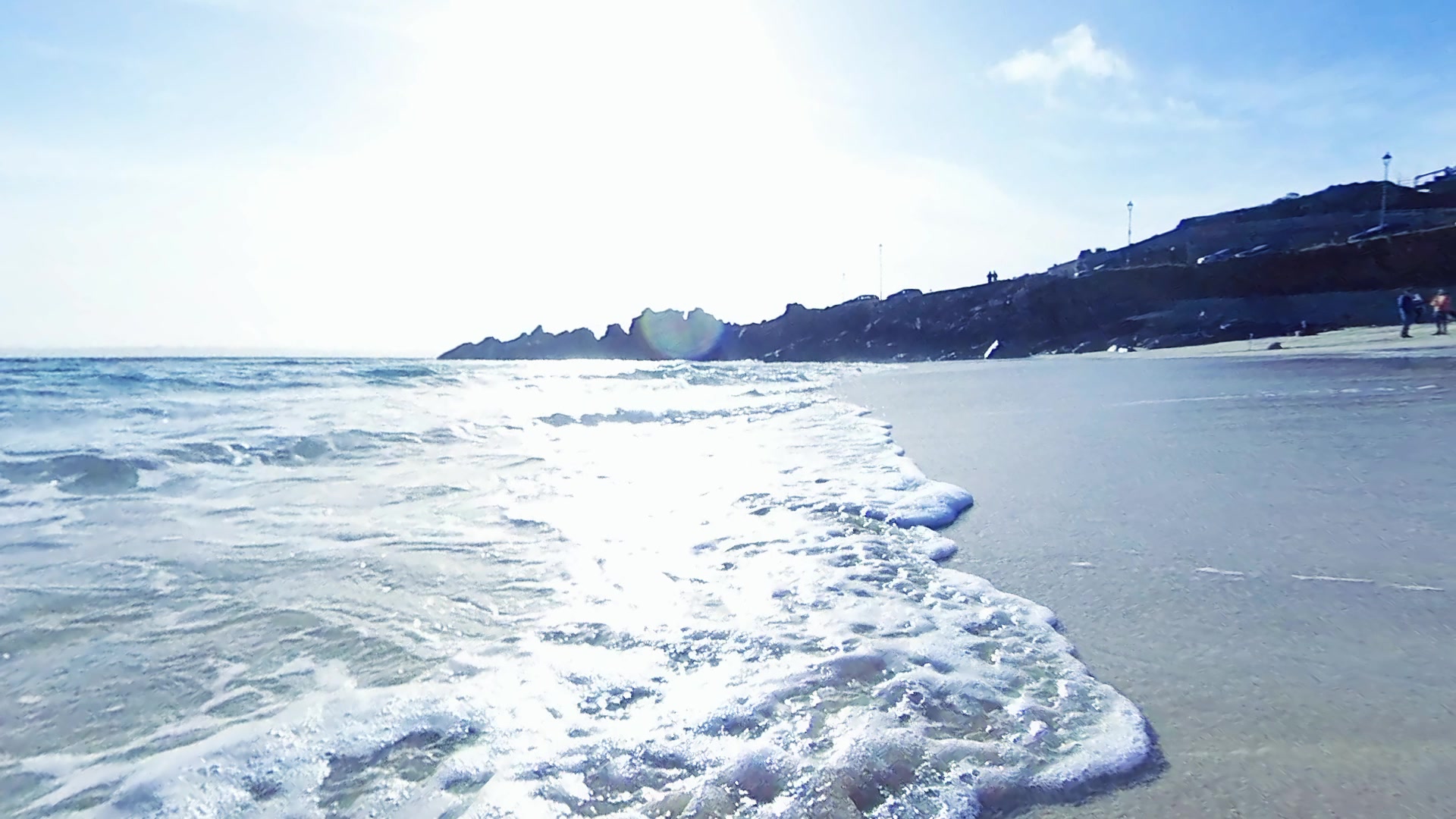 Serene Ocean Waves — Coastline – 1080p ocean VJ loop