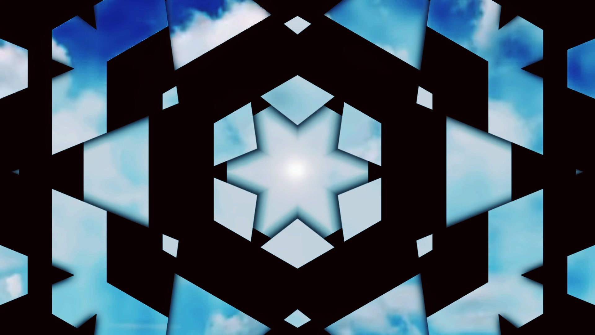 Skyward Geometric Dream – 1080p psychedelic VJ loop