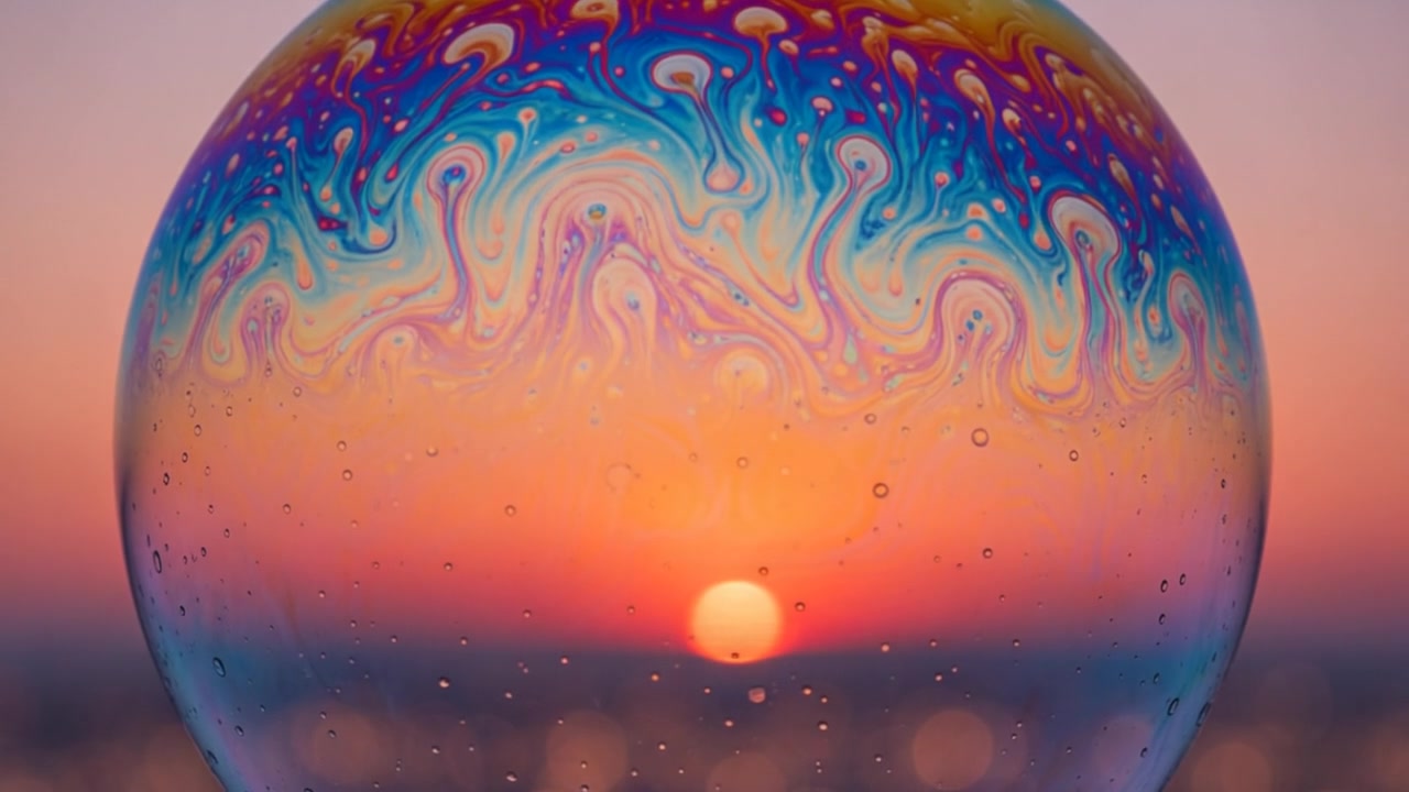 Sunset Spectrum Sphere – 720p nature VJ loop