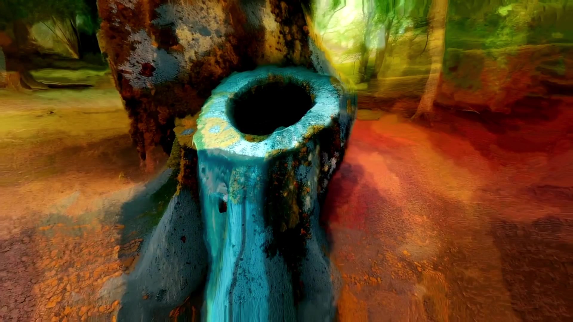 Surreal Forest Whirl – 1080p nature VJ loop