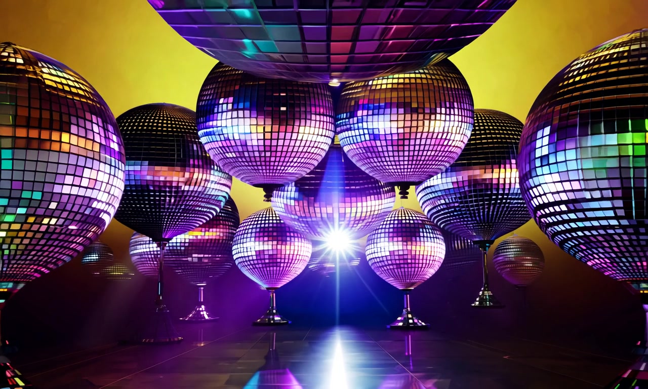 Vibrant Disco Delight – HD psychedelic VJ loop