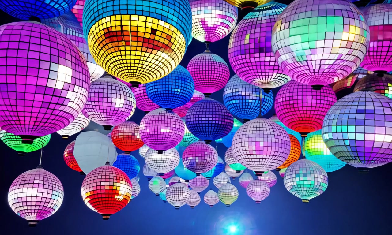 Vibrant Lantern Symphony – HD abstract VJ loop