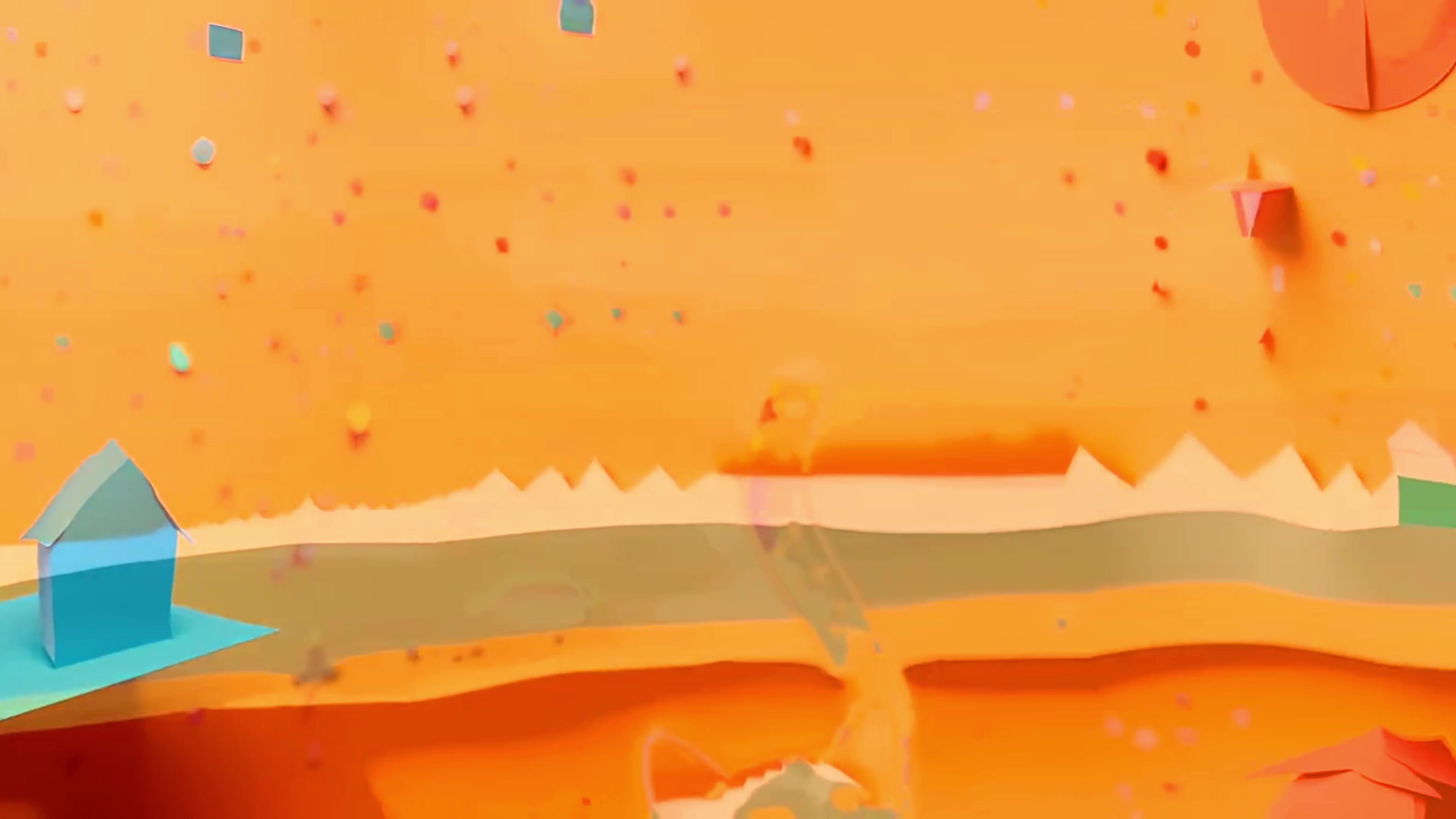 Vibrant Paper Cityscape – 4K nature VJ loop