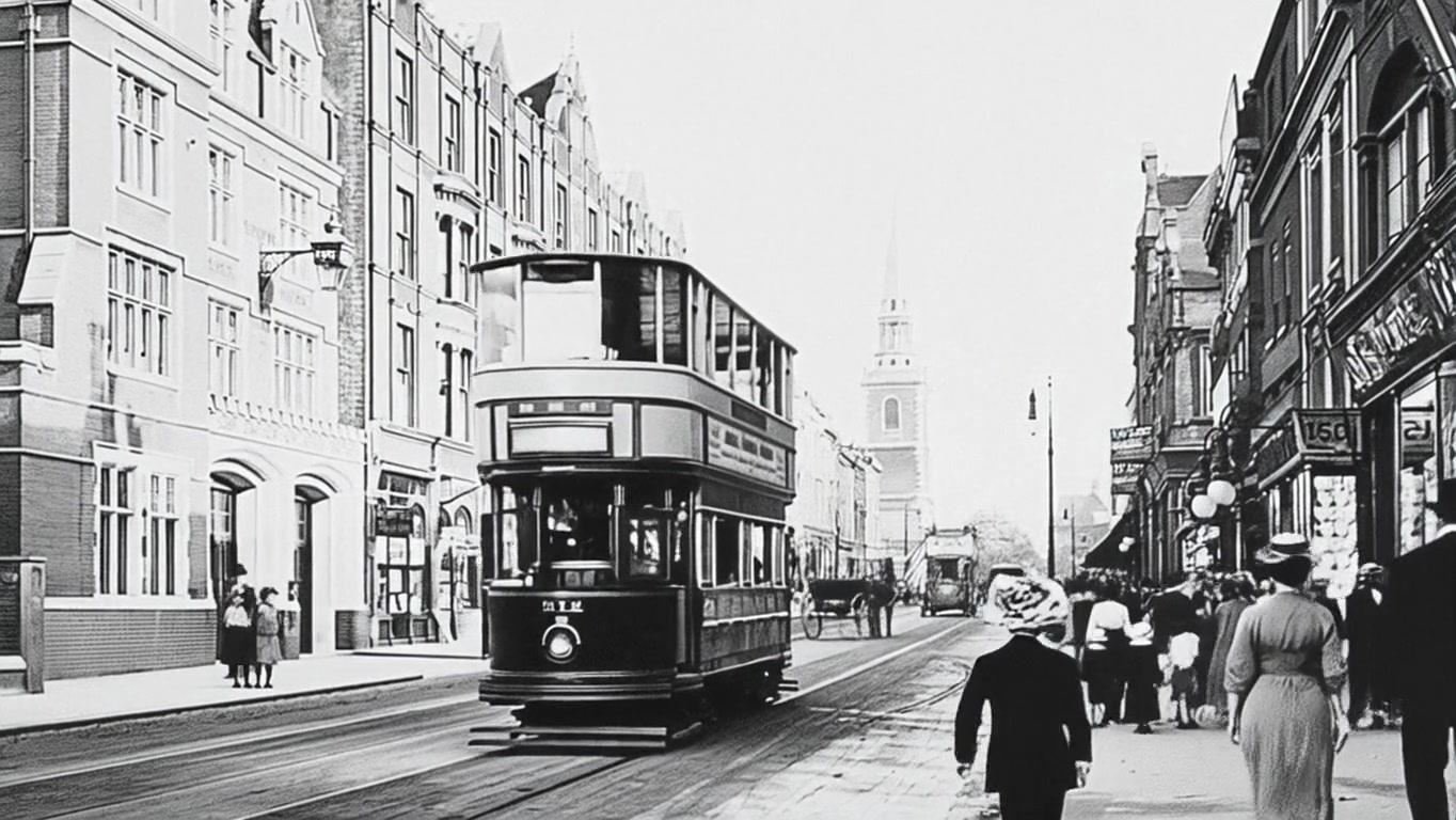 Vintage Cityscape Motion – HD vintage VJ loop
