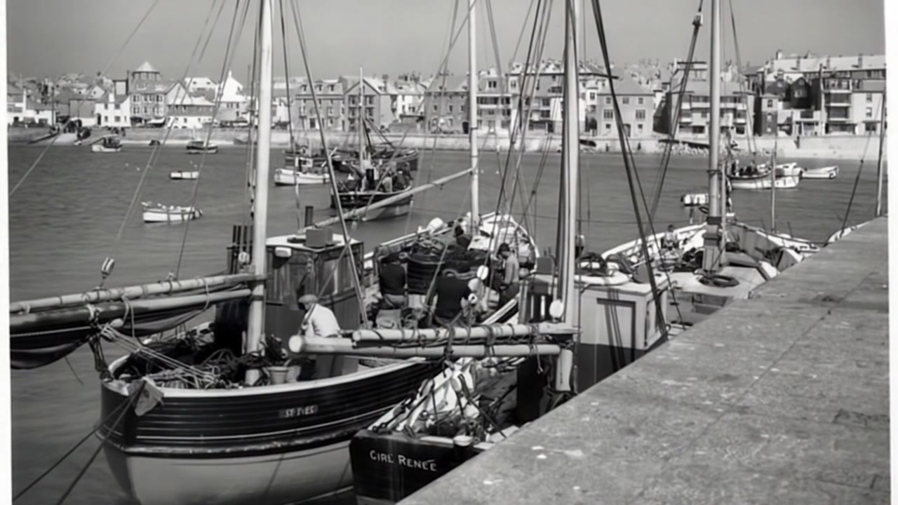 Vintage Harbour Vibes – 720p vintage VJ loop