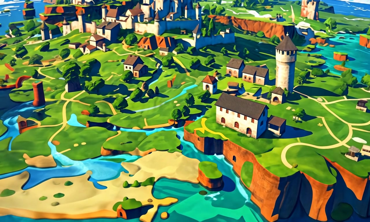 Whimsical Island Adventure – HD characters & dancers VJ loop