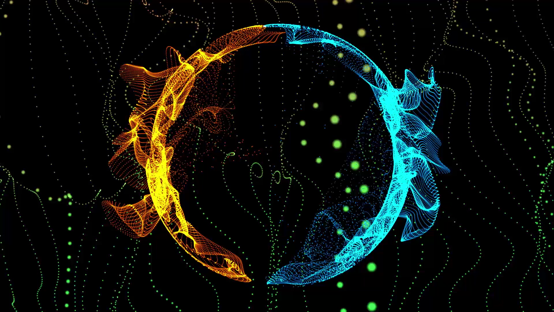 Yin Yang – Dual Energy Balance – 1080p abstract VJ loop